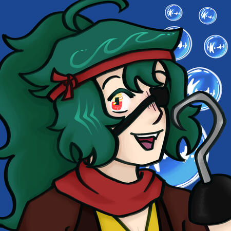 Icon (£15) An example icon, commissioned in 2025. It features thicker line art than the previous example.